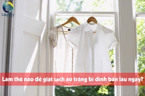 Làm thế nào để giặt sạch áo trắng bị dính bẩn lâu ngày?